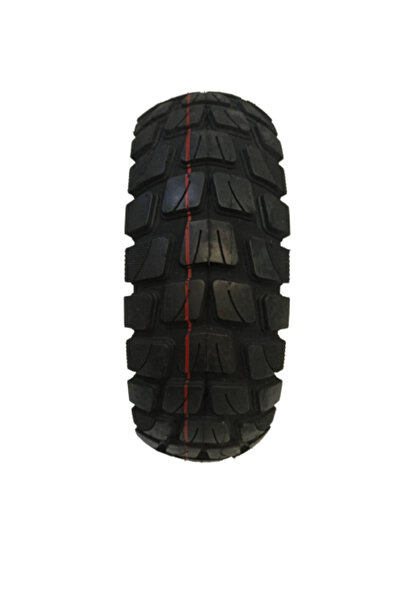 TUOVT 255x80 Rubber Tire for Electric Scooter, Black