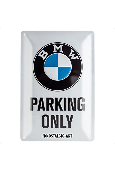 Nostalgic Art Nostalgic-Art 22241 BMW – Parking only White, sac levha 20 x 30 cm