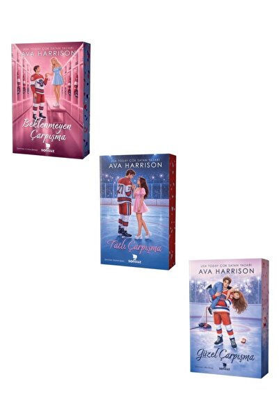 Sonsuz Kitap Ava Harrison Çarpışma Serisi Yan Boyamalı (3 Kitap)