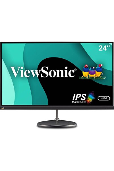 ViewSonic VX2485-MHU Monitor, 23.8" FHD IPS Display, 75Hz Refresh Rate, 5ms (...