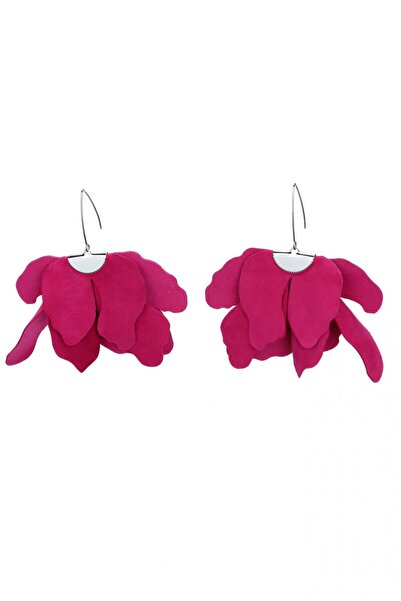 HAIArt Cercei floare mare - Fuchsia