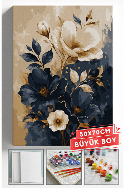 Akihabara Sayılarla Boyama Hobi Seti Çerçeveli Numaralı Tuval Fırça Boya Dahi...
