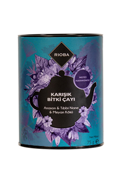 Rioba Karışık Bitki Çayı 75 G Anason&Tibbi Nane&Meyan Kökũ (6'li Paket)