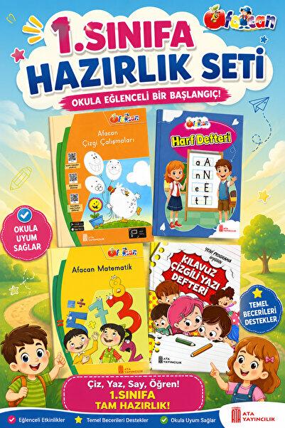 Ata Yayıncılık 1. Sınıf Okula Hazırlık Seti 4 lü