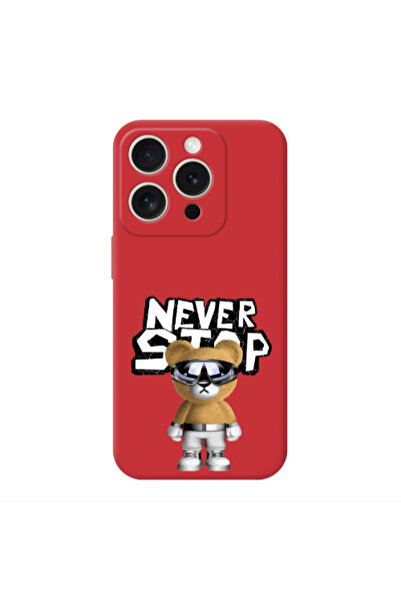 Other Apple Iphone 16 Pro Never stop Red Colored Silicone TPU Θήκη