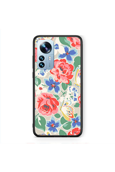 Other Xiaomi Mi 12 Pro Lady roses Black Glossy Θήκη