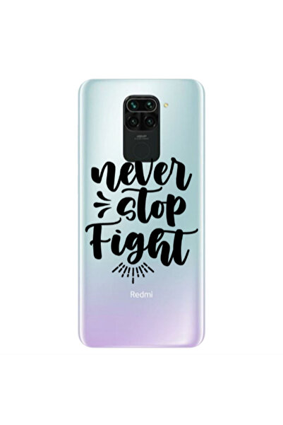 Other Xiaomi Redmi Note 9 Never stop fight Transparent Silicone TPU Θήκη