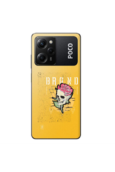 Other Xiaomi Poco X5 Pro Skull Roses Transparent Silicone TPU Θήκη