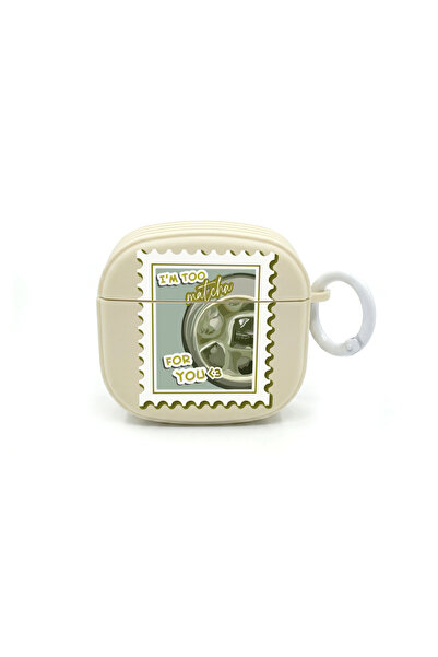 usezenai AirPods 4. Generation Compatible Too Matcha for Ya Designed Cream Gi...