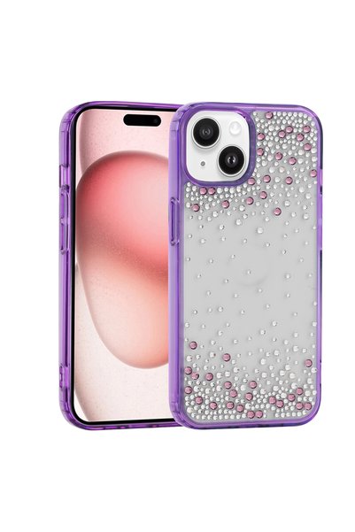 Başkenttekno iPhone 15 Case Airbag Design Drop-Resistant Transparent Pera Sil...