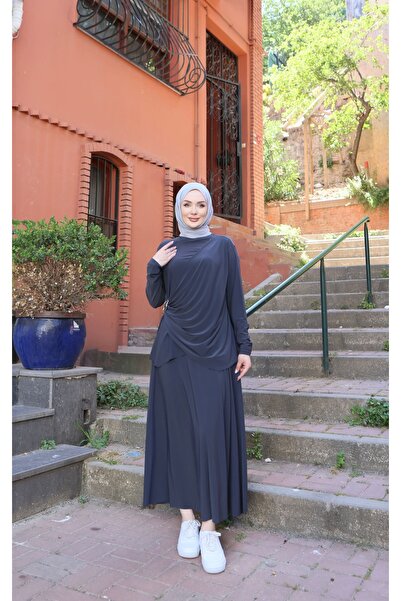 NİSUM MODA Sandy Skirt Suit with Side Buckle