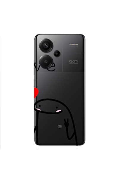 Other Xiaomi Redmi Note 13 Pro+ 5G Love 2 Transparent Silicone TPU Θήκη