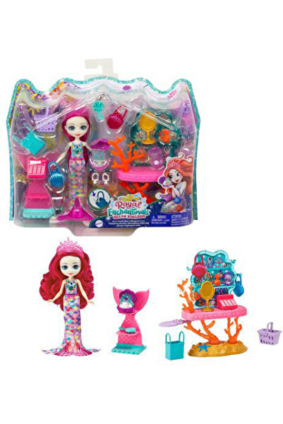 Mattel Games Μάτελ Ωκεάνια Βασίλεια Κατάστημα Θησαυρών του Ωκεανού Κούκλα & Α...