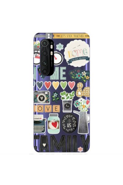 Other Xiaomi Mi Note 10 Lite Family love home Transparent Silicone TPU Θήκη
