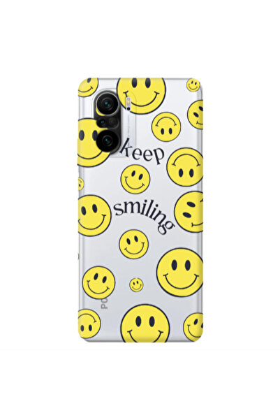 Other Xiaomi Poco F3 Keep Smiling Transparent Silicone TPU Θήκη