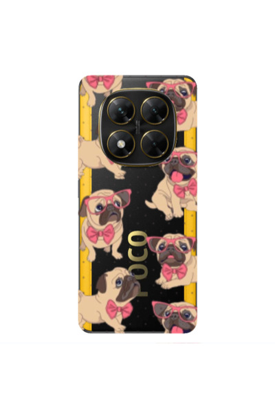 Other Xiaomi Poco X7 Dog Spectacled Transparent Silicone TPU Θήκη