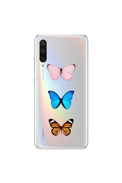 Other Xiaomi Mi 9 Lite Triple Butterfly Transparent Silicone TPU Θήκη