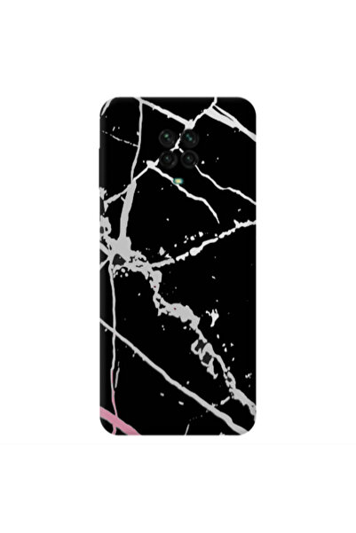 Other Xiaomi Redmi Note 9S Marble Cream Cracks Transparent Silicone TPU Θήκη