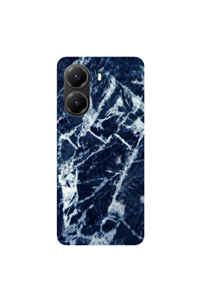 Other Xiaomi Poco X7 Pro Marble Cracked Purple Transparent Silicone TPU Θήκη