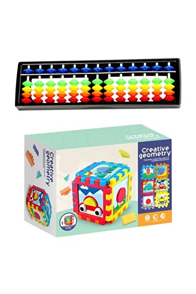 Universal Children's counting abacus, Japanese style, 13 rods, 1.5x6x20 cm/Cr...