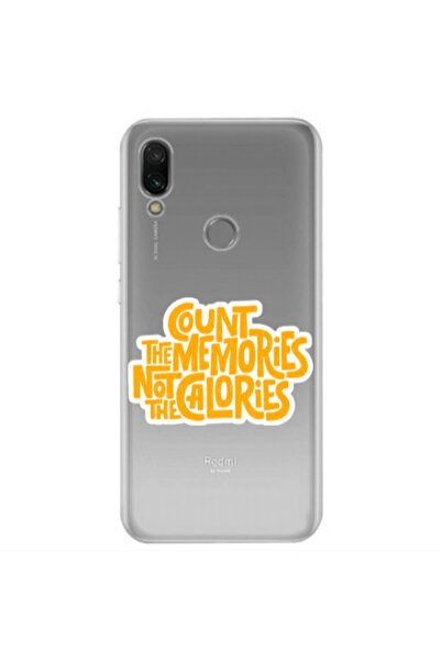 Other Xiaomi Redmi Note 7 Count the memories not the calories Transparent Sil...