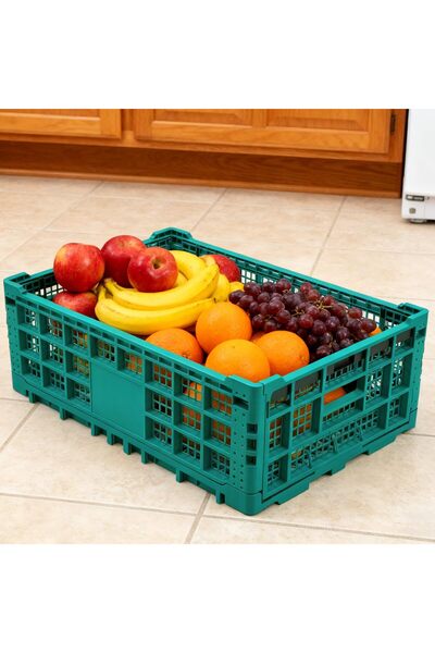 Garvee Foldable Storage Box 52L – Sturdy plastic, stackable, reinforced walls...