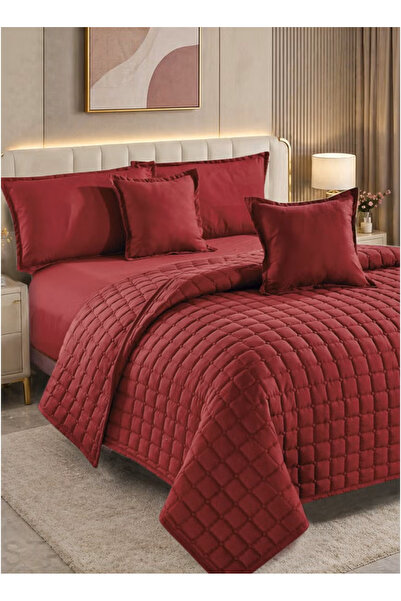 Moon Nefren Summer Compressed Bedspread |   6 Pieces |   Luxury Quilted Comfo...