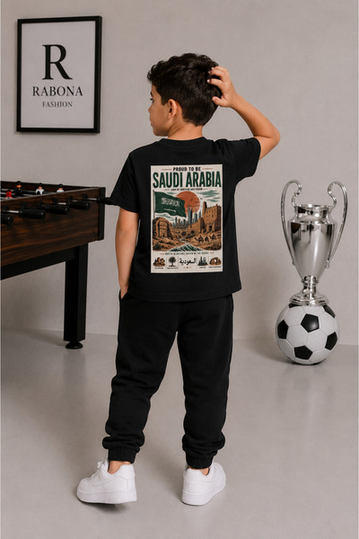 Rabona Fashion Saudi Heritage & Vision Kids T-Shirt