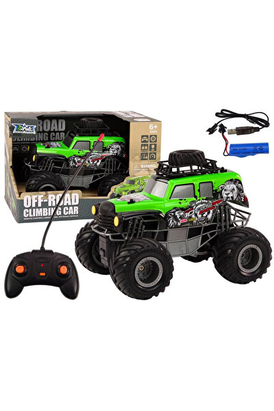 LeanToys Masina telecomandata 1:16, off-road, cu telecomanda si acumulator in...