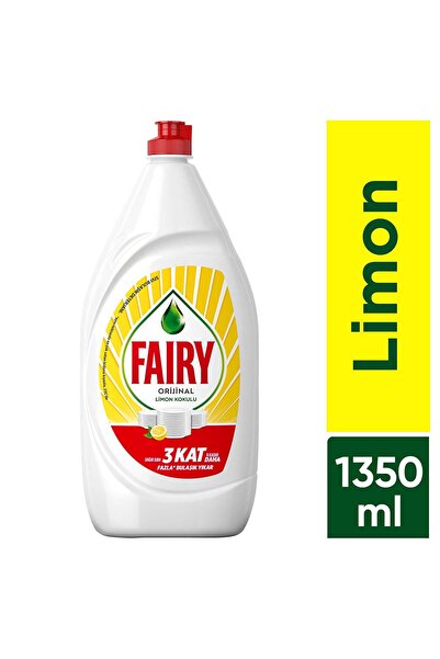 Fairy Orijinal Sıvı Bulaşık Deterjanı 1350 ml Limon Kokulu