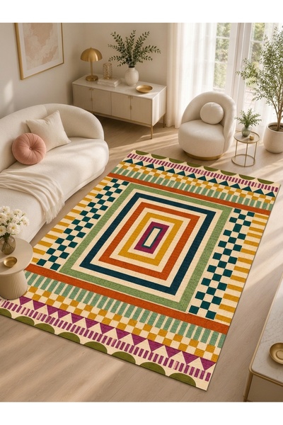 Rugs Modern Halı SDT Geleneksel Desenli Modern Dokuma Taban Dekoratif Halı sd...