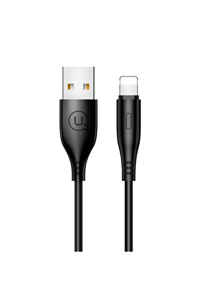 Usams Cablu USB-A la Lightning U18 1m 2A Negru
