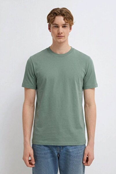 DAMGA JEANS Men's Street Style Regular Çağla T-Shirt