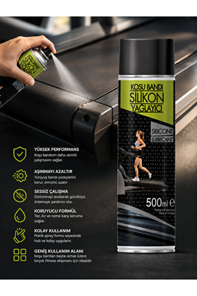 MasterCare Koşu Bandı Silikon Yağlayıcı Sprey & Sılıcone Lubrıcant Sprey 500ML