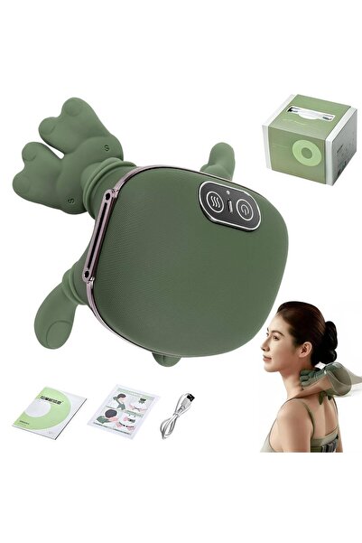 massage Portable Heat Therapy Neck and Shoulder Massager with 4D Kneading