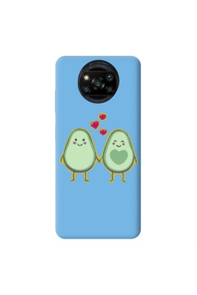 Other Xiaomi Poco X3 /X3 Pro Avocados Blue Colored Silicone TPU Θήκη