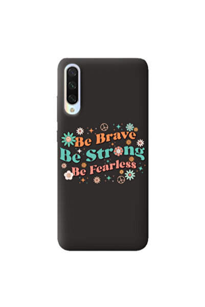 Other Xiaomi Mi 9 Lite Be Brave Black Colored Silicone TPU Θήκη