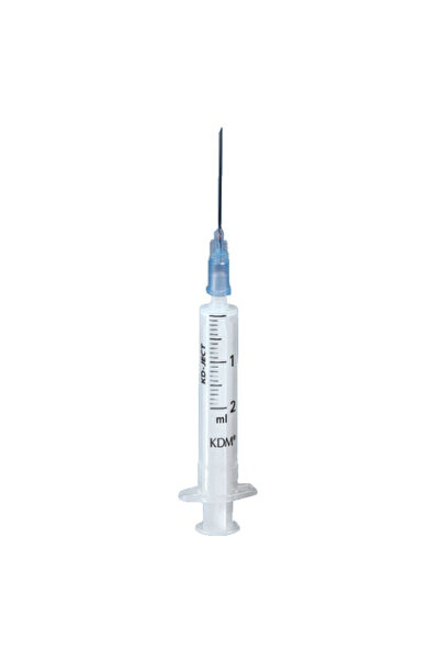 KDM Seringi 2 Componente Unica Folosinta KDM, 2 ml, ac albastru 0.60 mm x 30 ...