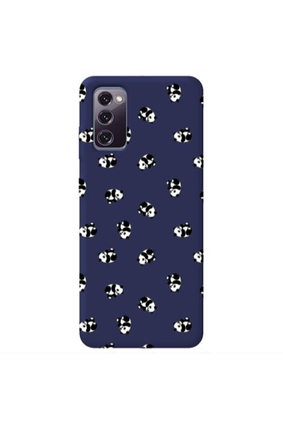 Other Samsung S20 FE Small Pandas Dark blue Colored Silicone TPU Θήκη