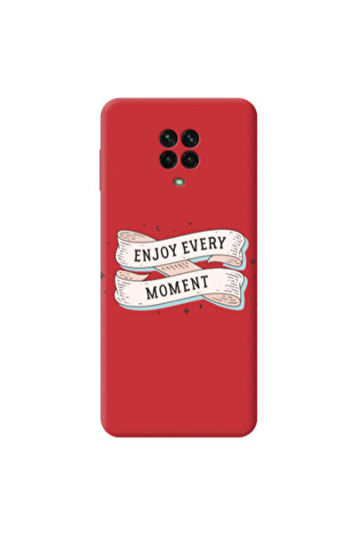 Other Xiaomi Redmi Note 9 Pro Enjoy Every Moment 2 Red Colored Silicone TPU Θήκη