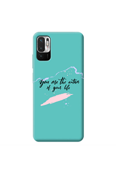 Other Xiaomi Redmi Note 10 Pro 5G You are the authors Turquoise Colored Silic...