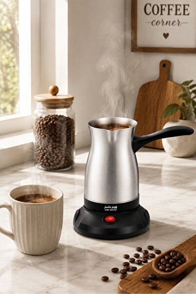 Generic Black Color Electric Coffee Maker with 600W Power Combining Metal Stu...