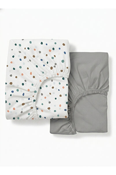 ngn collection 100% Cotton Poplin 2-Piece Baby Elastic Sheet Set 60X120 cm – ...