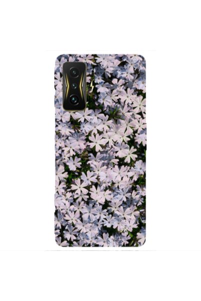 Other Xiaomi Poco F4 Gt Flowers white Transparent Silicone TPU Θήκη