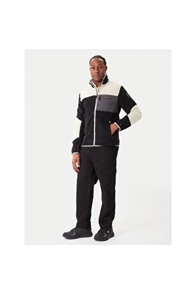 Napapijri Fleece pentru bărbați NP0A4GNTMCB1 Negru