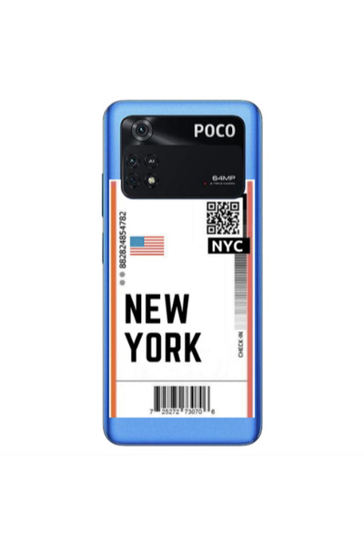 Other Xiaomi Poco M4 Pro 4G New York NYC Transparent Silicone TPU Θήκη
