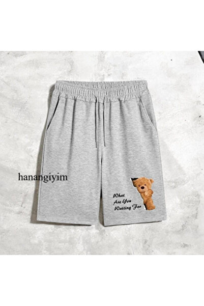 bellanova Hanangiyim Unisex Daily Combed Cotton Elastic Shorts