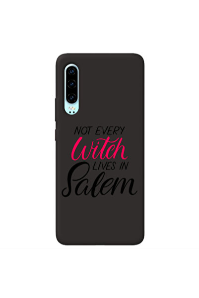 Other Huawei P30 Not every witch lives in salem Black Colored Silicone TPU Θήκη