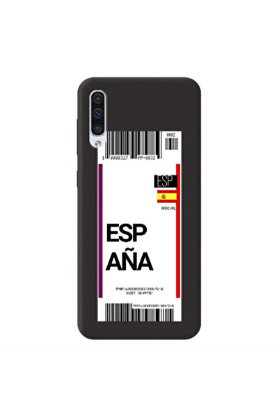 Other Samsung A50 Espana Arrival Black Colored Silicone TPU Θήκη