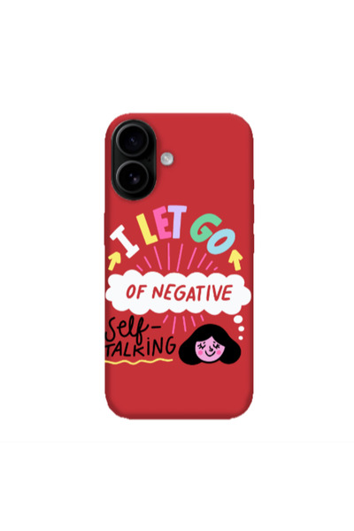 Other Apple Iphone 16 plus Let go Self talking Red Colored Silicone TPU Θήκη